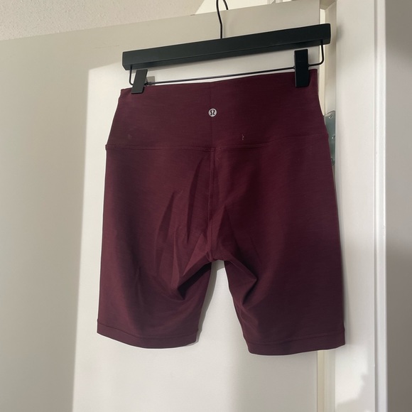 Lululemon 8” Running Base Shorts (burgundy) - Picture 3 of 4